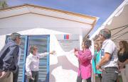 Ministra de Obras Públicas inaugura obras de nuevo Servicio Sanitario Rural Los Cristales en Longaví