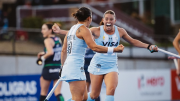 Las Leonas festejaron su tercera victoria en Hobart