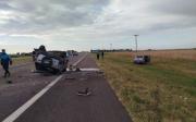 Tragedia en Ruta 2: un muerto y dos heridos por un choque frontal