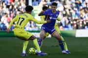 Jugador de Villarreal se quejó del juego fuerte de Getafe y el uruguayo Satriano contestó