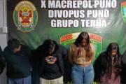 Puno: Detienen a presuntos integrantes de banda que habría llegado de Tacna por la Festividad de la Candelaria –
