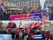 Movilizaciones en ciudades francesas en solidaridad con Cuba