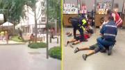 Violento turbazo en tienda de celulares en Providencia: Banda robó 12 teléfonos y tres de ellos fueron detenidos en el Metro