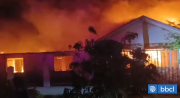 Incendio afecta a vivienda en población Lautaro de La Calera