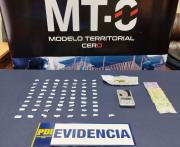 PDI detuvo en molina a dos personas por microtráfico.