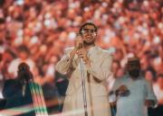 Histórico reencuentro en River: Bad Bunny cantó junto a Cazzu, Duki y Khea