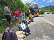 Controles exhaustivos en Catamarca: así revisan los colectivos de Tucumán Central rumbo a la final