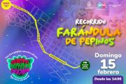 Cierre de vías por la Farán­dula de Pepinos este domingo en el centro paceño