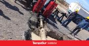finalizaron los tres cruces de ruta con tunelera y la obra de gas entra en su etapa final