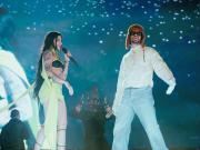 Bad Bunny subió a Khea, Duki y Cazzu al escenario de River, en una segunda noche en la Argentina llena de sorpresas