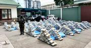 Hallan 1.049 paquetes de marihuana en bolsas yute en una casa en Cochabamba
