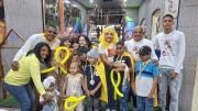 Fundación “Vamos Zoe Grita” festejó el Día Internacional del Cáncer infantil con los héroes de la casa