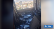 Vecinos de departamentos incendiados en Estación Central comparten videos desde interior del edificio