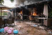 Incendio en restaurante de Lecherías: Gender Reveal explosivo