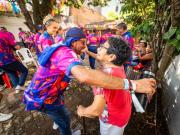 Después de tres años, Camacho vuelve a celebrar el Carnaval y su cumpleaños en Santa Cruz