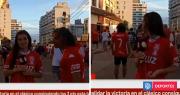 Reportera es acosada en vivo mientras cubría duelo de Huracán en Liga Argentina: hincha identificado