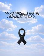 MARÍA VIRGINIA RATTIN ARZAGUET (Q.E.P.D.) ‣ El Pueblo Digital Uruguay