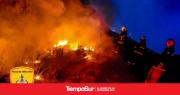 Bomberos extinguieron incendio en el Acceso Sur