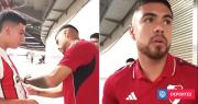 Un agrandado: Paulo Díaz genera polémica por frío gesto con joven fanático de River Plate