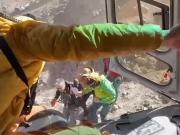 Emergencia en el Aconcagua: un guía se descompensó y debió ser evacuado de urgencia con una maniobra extrema