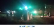 Dos combis volcaron en Ruta 141 y hubo al menos 20 heridos en la zona de Difunta Correa