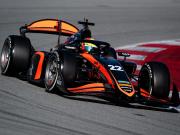 Nicolás Varrone voló en las primeras pruebas de la Fórmula 2 en Barcelona: en qué puesto terminó el piloto argentino de Van Amersfoort Racing