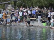 En el primer campeonato nacional de sapito, los amateurs casi igualan a los profesionales