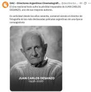 Dolor por la muerte del director y guionista Juan Carlos Desanzo, a los 88 años