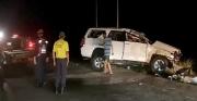 Dos muertos y tres heridos dejó estrepitoso vuelco en la carretera Morón-Coro