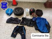 Capturaron a dos hombres en Capital y Maipú y recuperaron los elementos robados