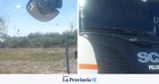 Violento ataque en Carpintería: apedrearon el camión de una transportista sanjuanina