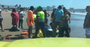 Salvavidas evitan tragedia en Peñuelas de Coquimbo: Rescatan a joven que convulsionaba en el mar