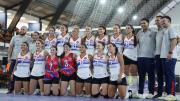 Se puso en marcha la Liga Nacional Femenina de Vóley en el estadio Pacífico