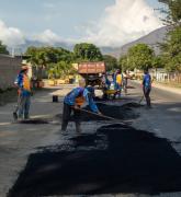Ejecutadas labores de asfaltado y recuperación vial en sector El Sisal