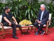 Grabois viajó a Cuba para expresar su solidaridad con el pueblo hermano, se reunió con el presidente Díaz Canel y llamó a romper con el bloqueo de Estados Unidos