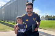 Valentino Rojas prueba suerte en Boca y llena de orgullo a Santa Lucía FC