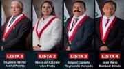 Estos son los 4 candidatos registrados ante el Congreso de Perú para reemplazar a Jerí tras su destitución