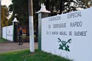Rosario: supuesta protesta de gendarmes que reclamaron aumento de sueldos con la cara tapada