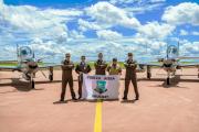 Están en Uruguay las primeras aeronaves A-29 Super Tucano de Fuerza Aérea: las imágenes