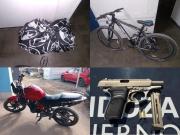 Armas, violencia de género y robos: cuatro detenidos en diferentes operativos