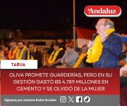 Oliva promete guarderías, pero en su gestión gastó Bs 4.789 millones en cemento y se olvidó de la mujer