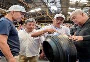 Parque Industrial Caucho presenta el neumático que da inicio a su Plan de Recuperación