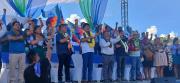 Evo Morales reaparece públicamente en Chimoré en un acto de proclamación de candidatos a las subnacionales