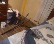 Tres departamentos y un taller afectados por robo 