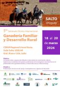 Del 18 al 20 de marzo 5º Seminario Internacional /“Ganadería /Familiar y Desarrollo Rural” en la sede Salto Udelar