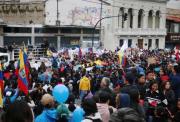 Protesta en Quito: UNE denuncia que reforma al COOTAD restringe