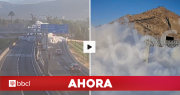 Cámaras captan momento exacto de accidente y explosión de camión Gasco en autopista de Renca
