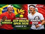 ¡Triunfazo! Ignacio Buse venció 2-1 a Joao Fonseca y jugará los cuartos de final del Río Open 2026