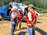 Delegada realiza balance de incendios forestales activos en la provincia de Linares