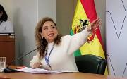 Ordenan la aprehensión de la expresidenta de la Aduana Nacional, Karina Serrudo
